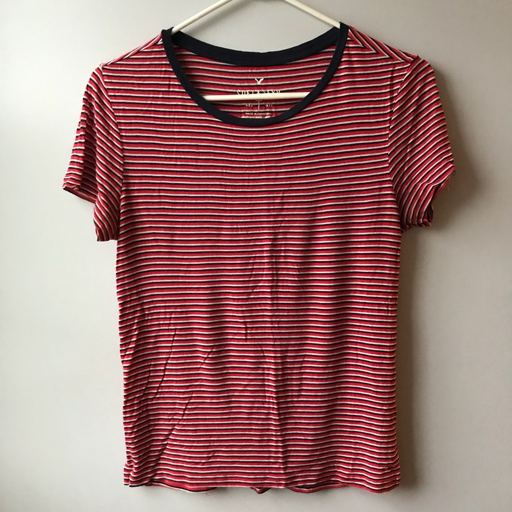 American Eagle Soft &sexy striped baby tee